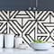 NuWallpaper Black Linear Peel & Stick Wallpaper